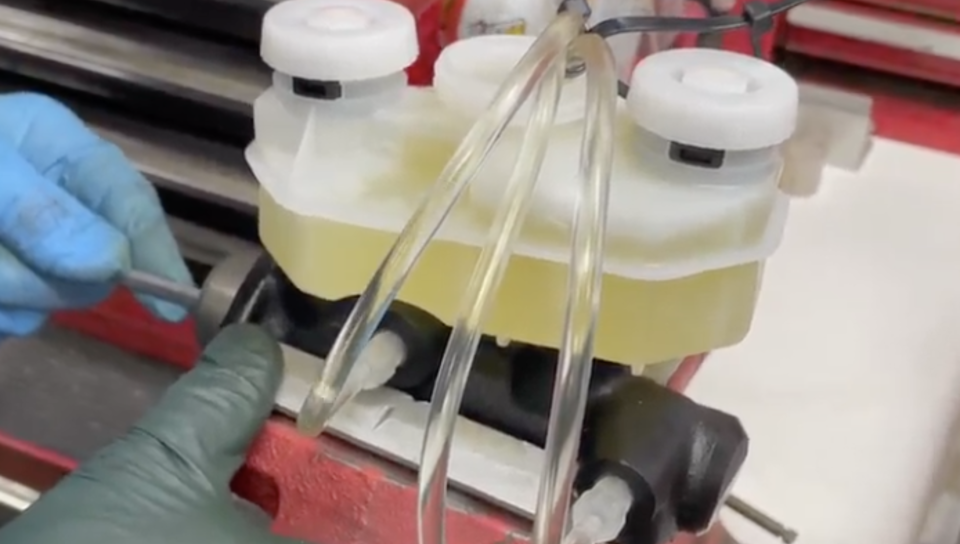 Master Cylinder Removal, Bench Bleeding, and Replacement Instructions